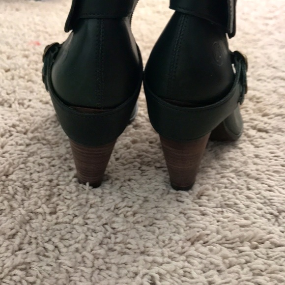 Designer Hunter/Forest green real leather boots! - Picture 4 of 12